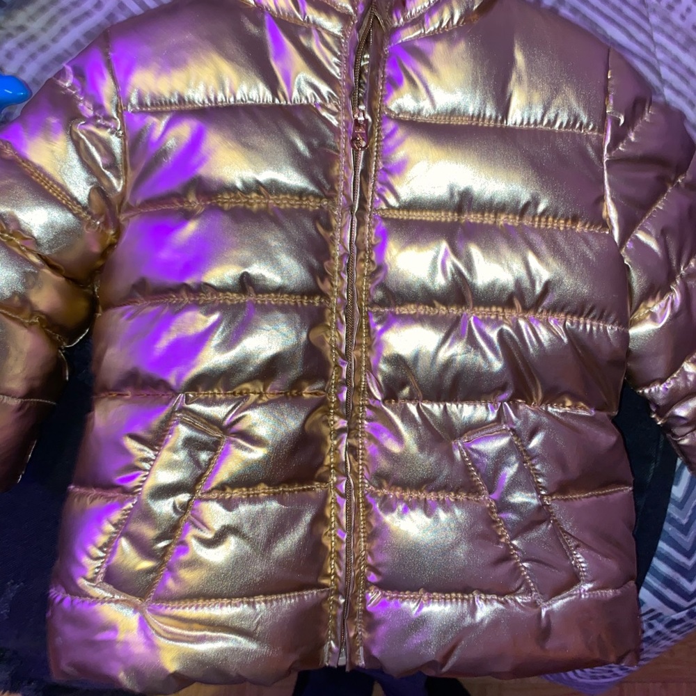 Gold warm jacket